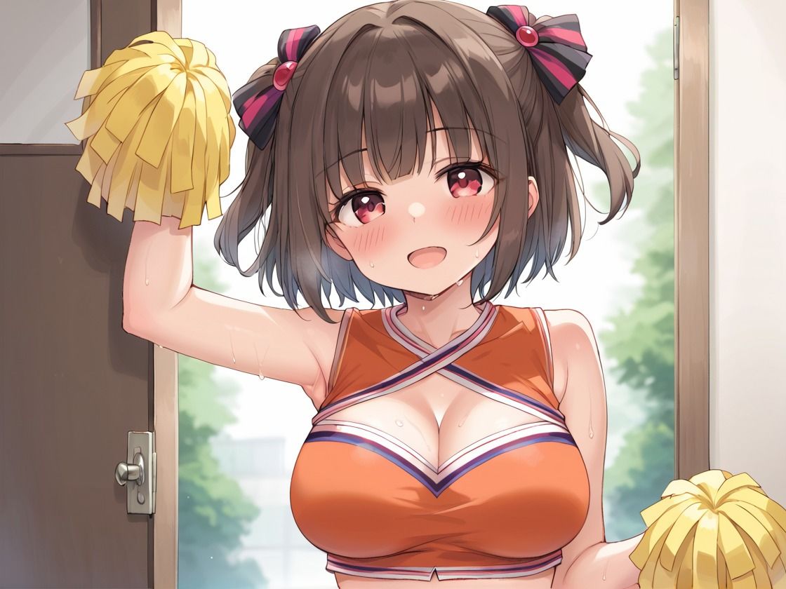 サンプル画像2:チア部が応援で性処理していた件(なでしこしこくらぶ) [d_583864]