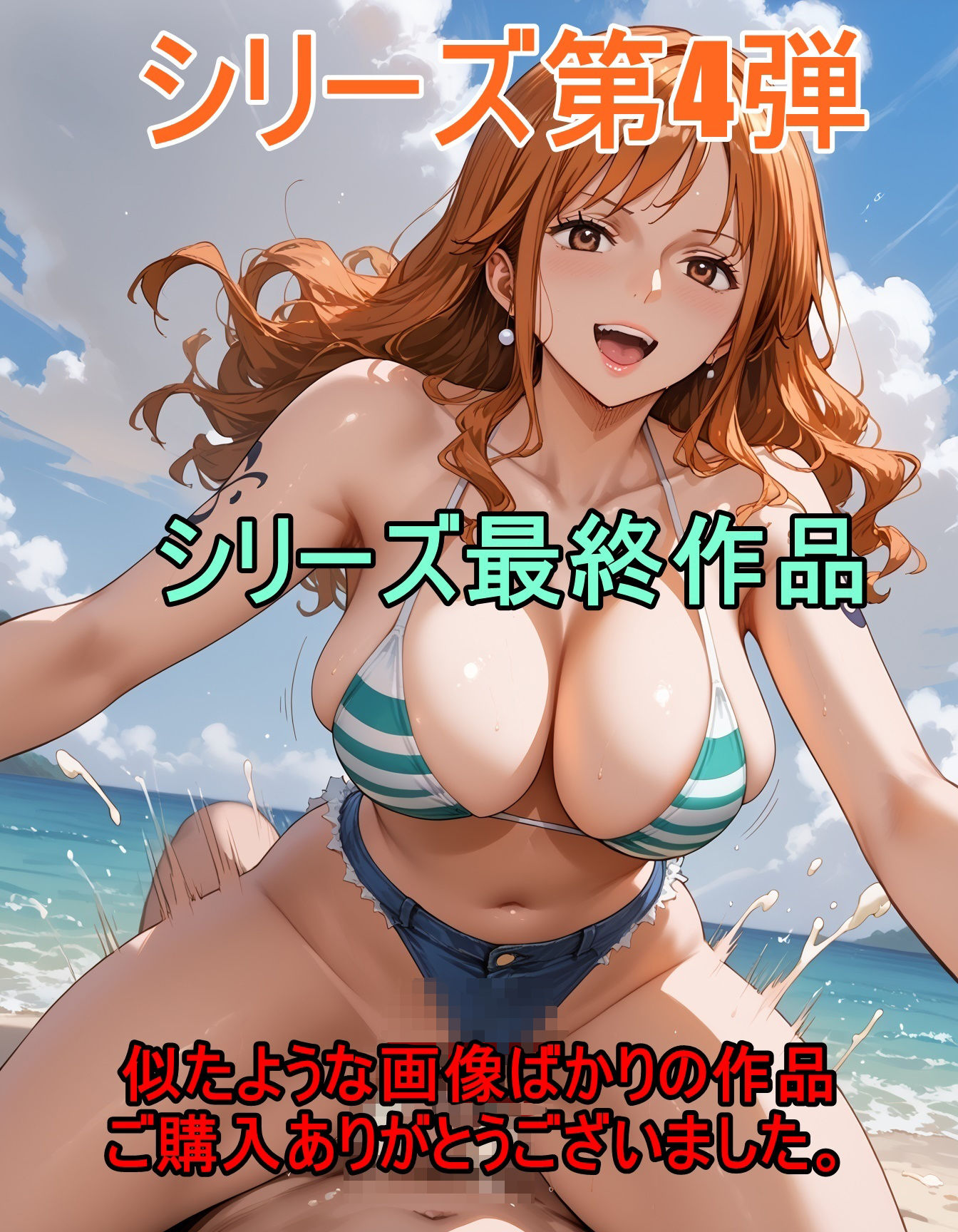 サンプル画像1:泥棒猫のビーチはサカり場  ACT.4(ツチノコ工房) [d_583890]