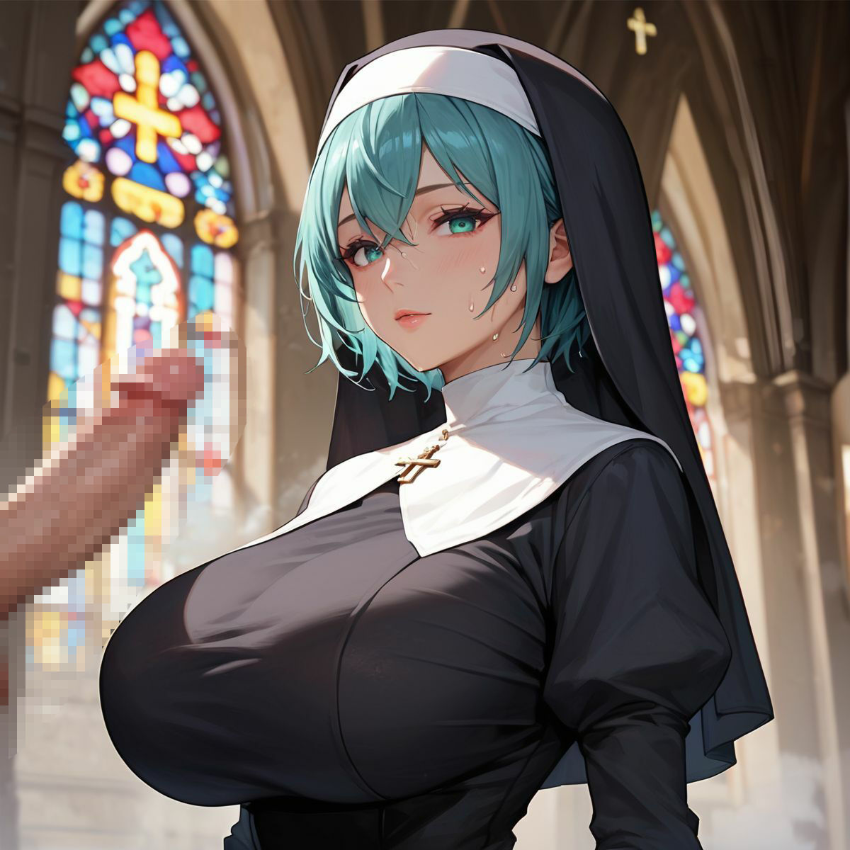 サンプル画像6:お願いシスター！僕の種を受け止めて！2(エロエロサークル) [d_583910]