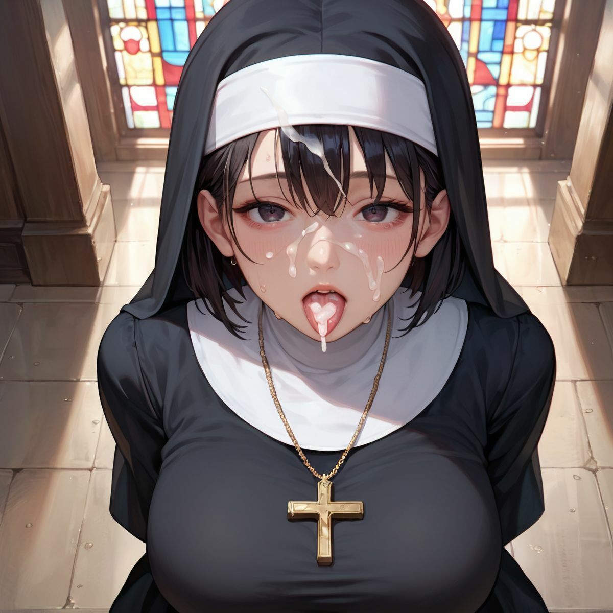 サンプル画像4:お願いシスター！僕の種を受け止めて！5(エロエロサークル) [d_583916]