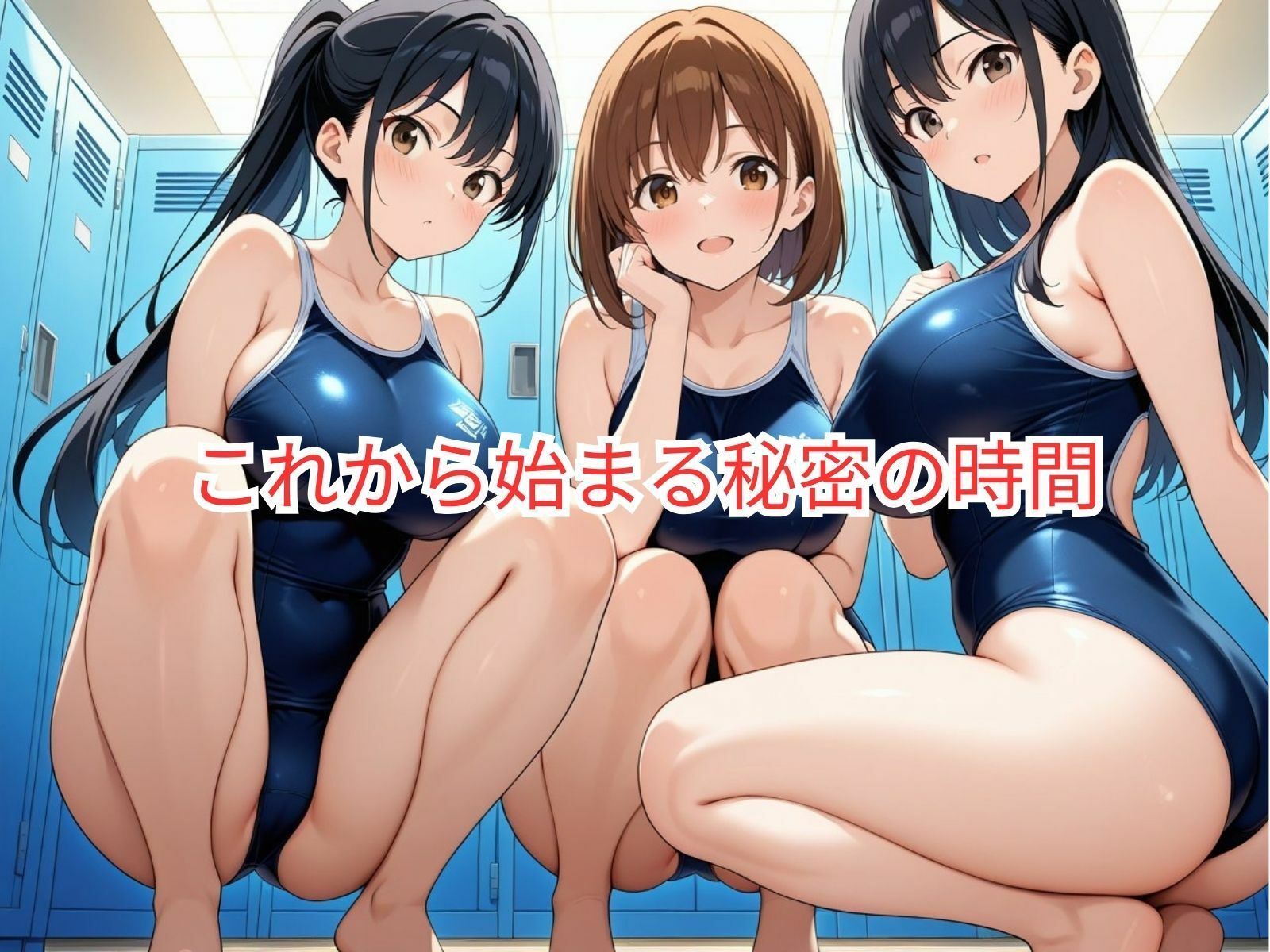 サンプル画像2:学園ハーレム性活〜スク水女子編〜(性癖の館) [d_583921]