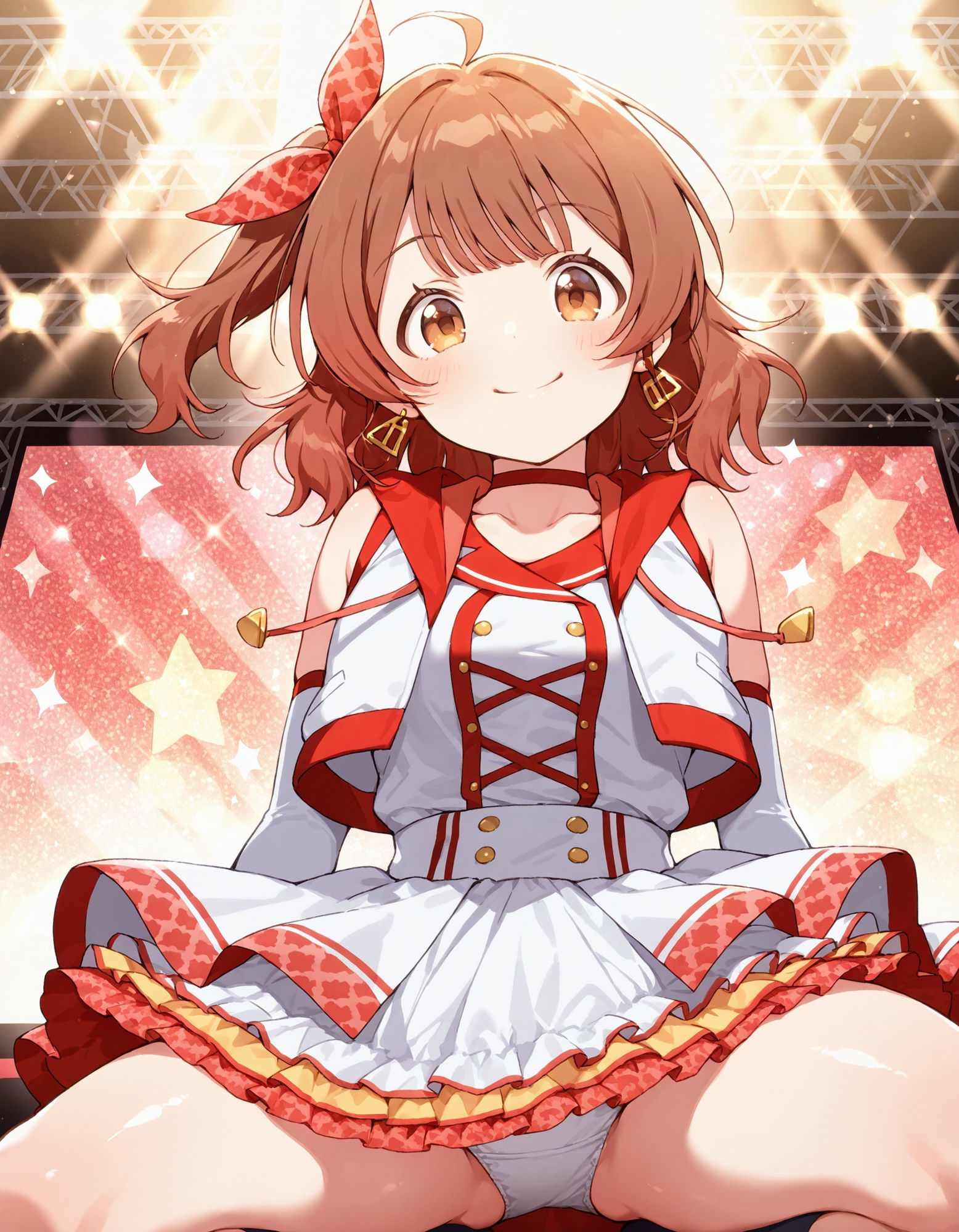 花〇佑芽のパンチラ〜アイドル衣装編〜 画像1