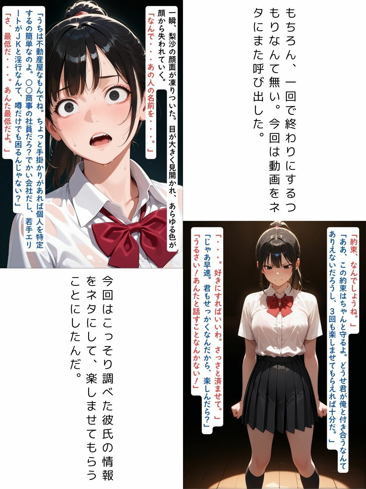 サンプル画像2:強気なクラスメイトは弱みを握られても簡単には堕ちない2(リトルハード) [d_584153]