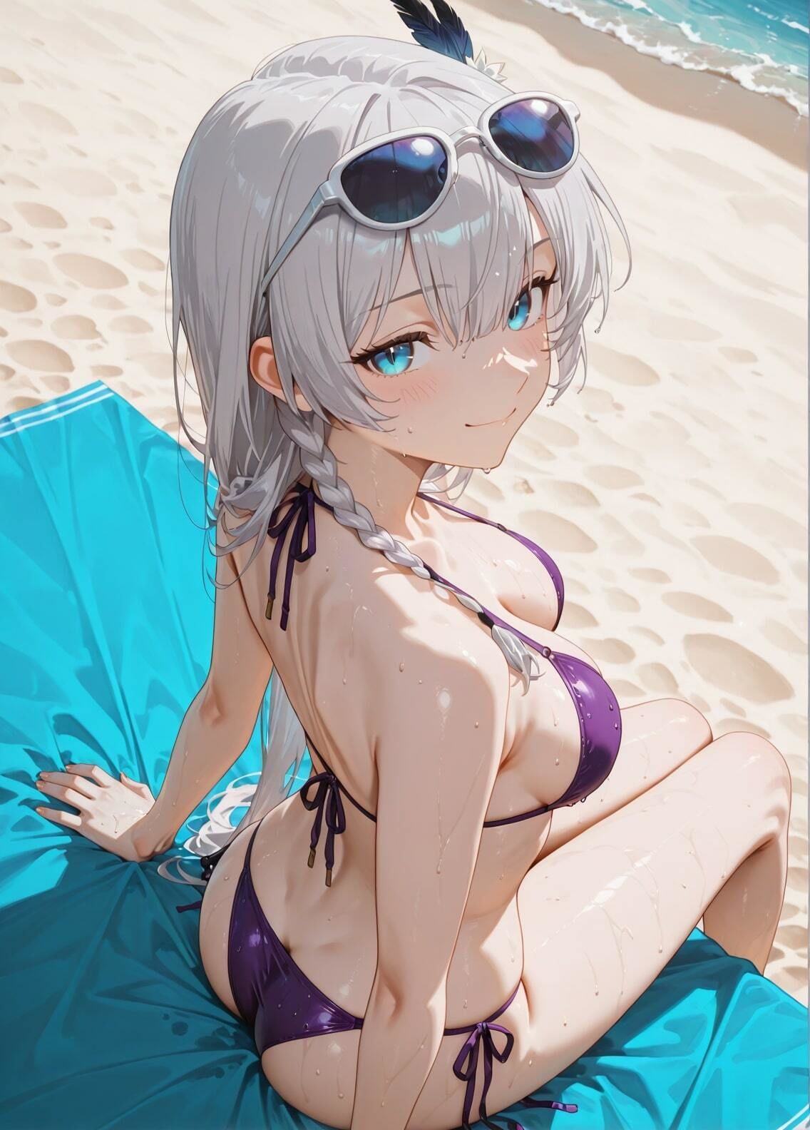 サンプル画像2:「片田舎のおっさん、剣聖になる」アリューシア・シトラス セクシー写真集3（全500枚）(人の海) [d_584158]