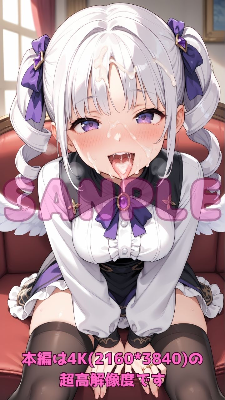 サンプル画像4:あなたの精液をお恵みください〜天使に大量顔射ぶっかけ！〜(Cherry Palette) [d_584168]