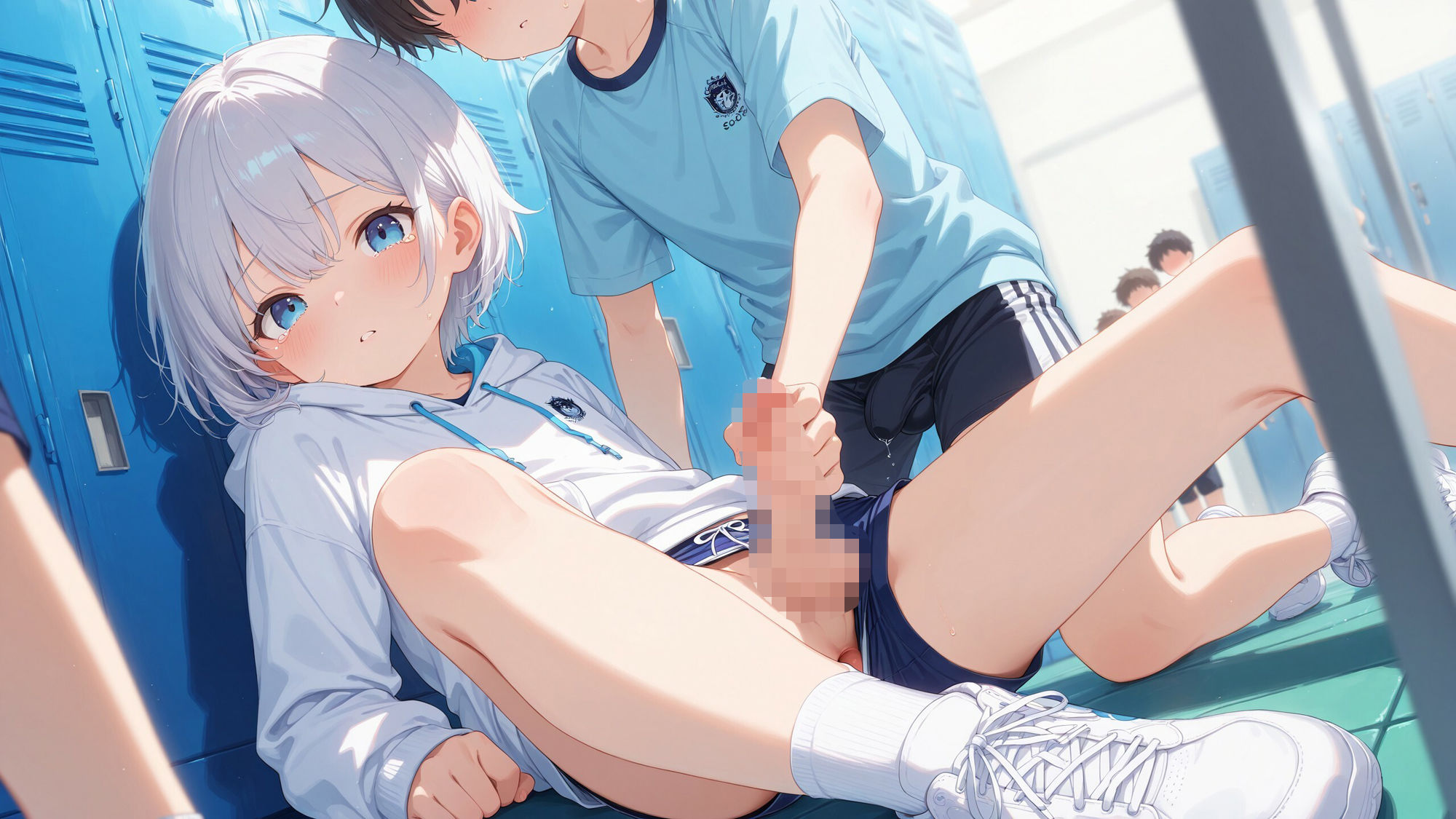 かわいい少年の学園性活 AIのお絵描き エロ画像8
