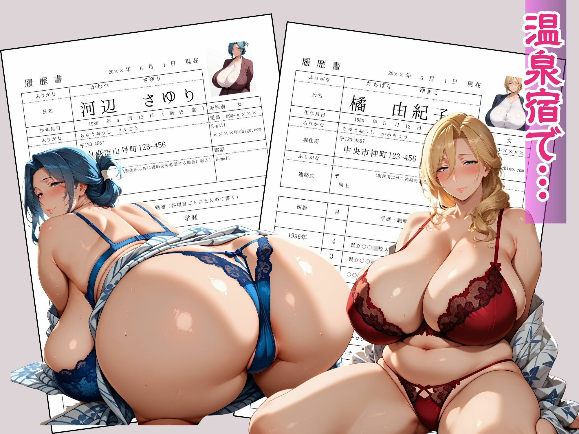 サンプル画像3:研修旅行で肉便器にされた人妻（45才）中途社員たち(みるくさんど) [d_584227]