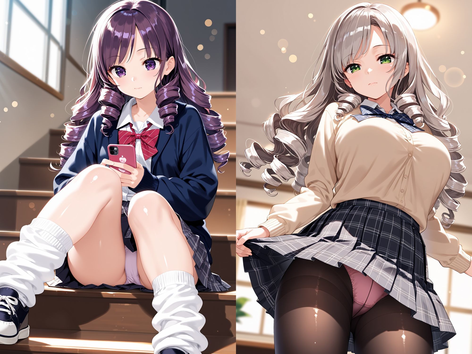 【エロ漫画】女子校生のパンツを見たら僕の興奮は止まらない4【お嬢様編】2
