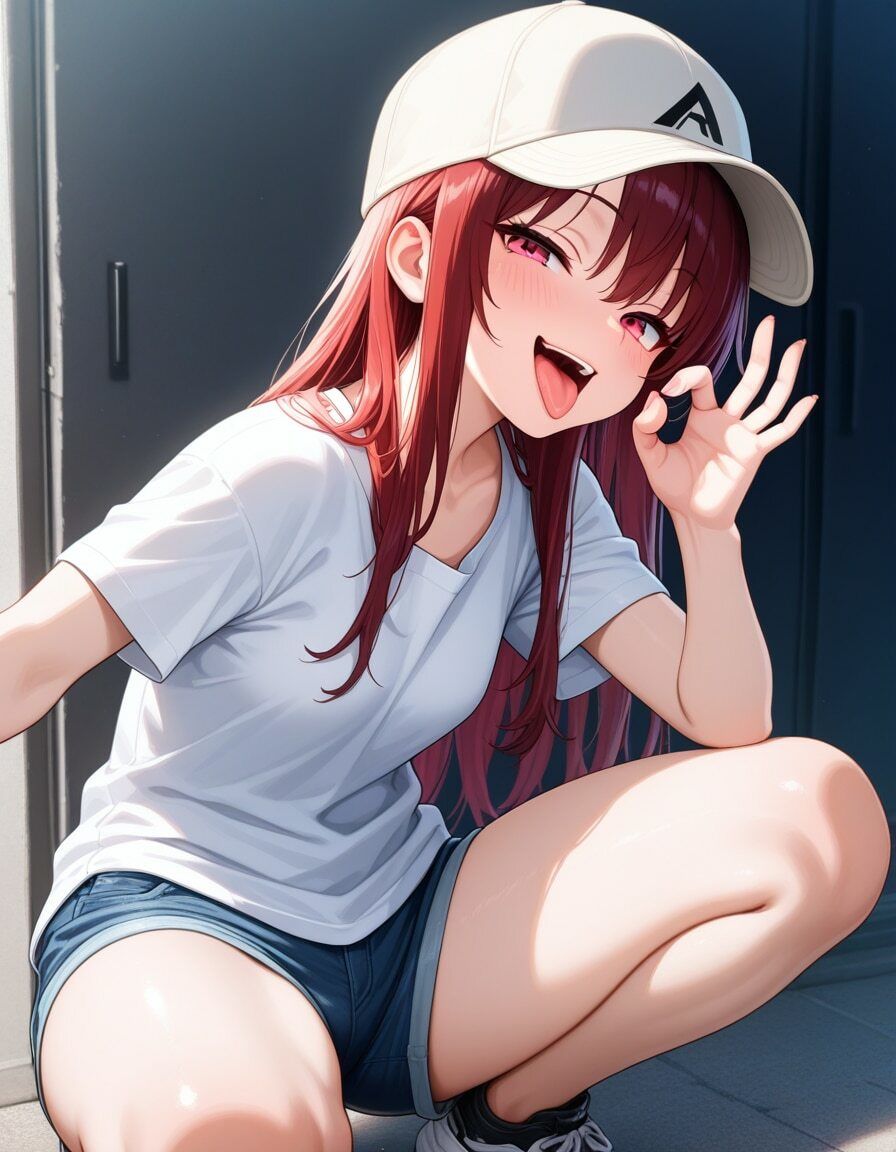 サンプル画像1:ホットパンツの女が一番シコい(百色くわがた) [d_584378]