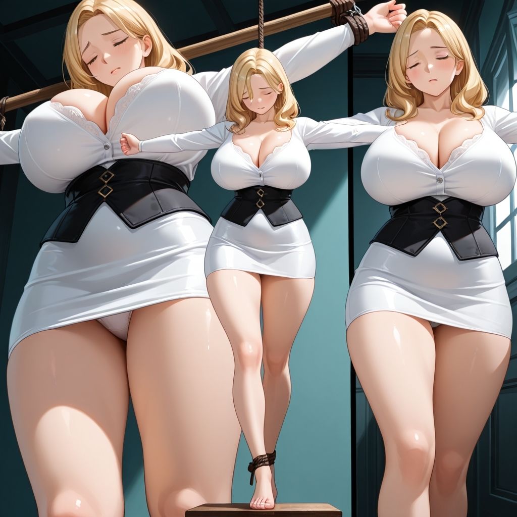 フェチコレVol.79 拘束・十字架磔された巨乳人妻たち(金髪編)【総枚数250枚】 画像8