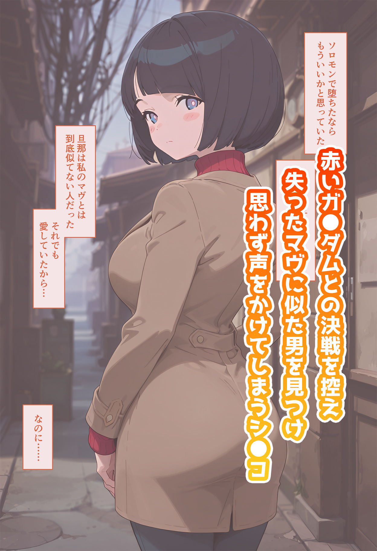 サンプル画像1:シ◯コ・スガイのいちばん長い日〜マヴの幻影を追い精子をねだる人妻浮気セックス〜(わたあめ重工) [d_584411]