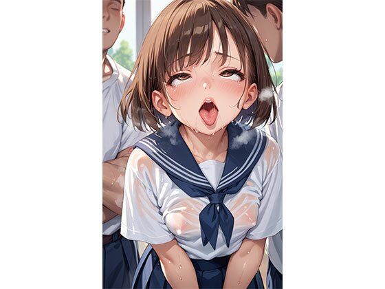 胸で遊ばれまくるJK 画像1