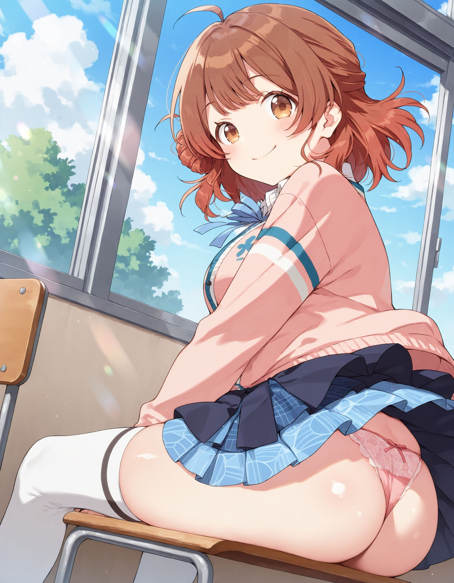 サンプル画像2:花〇佑芽のパンチラ〜制服編〜(D.P.H.) [d_584439]