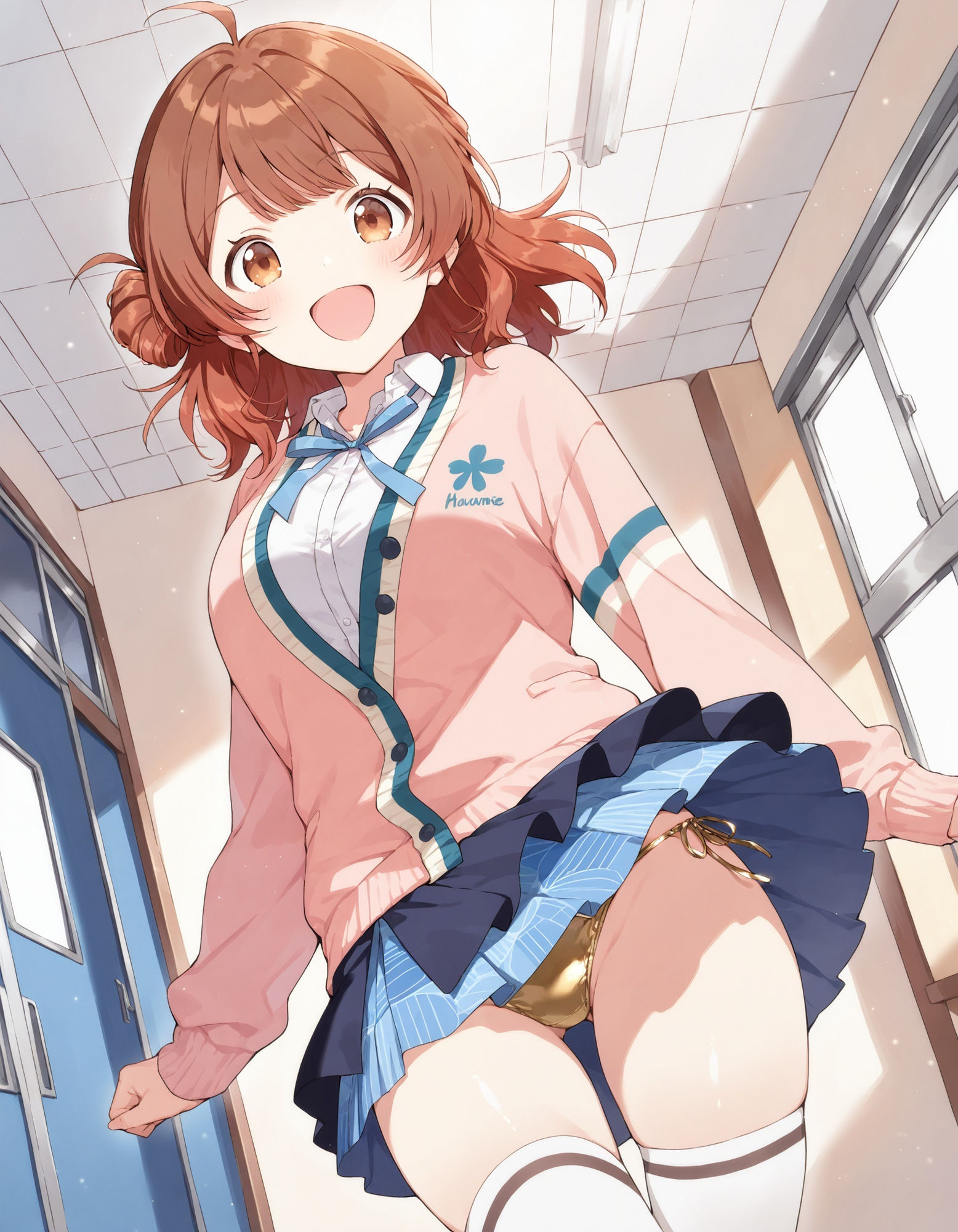 サンプル画像4:花〇佑芽のパンチラ〜制服編〜(D.P.H.) [d_584439]