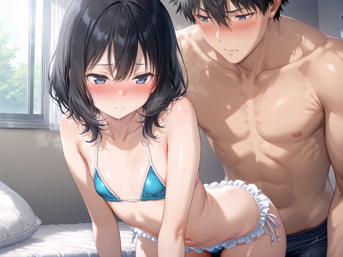 【エロ漫画】つるぺた少女は性処理おもちゃ！2