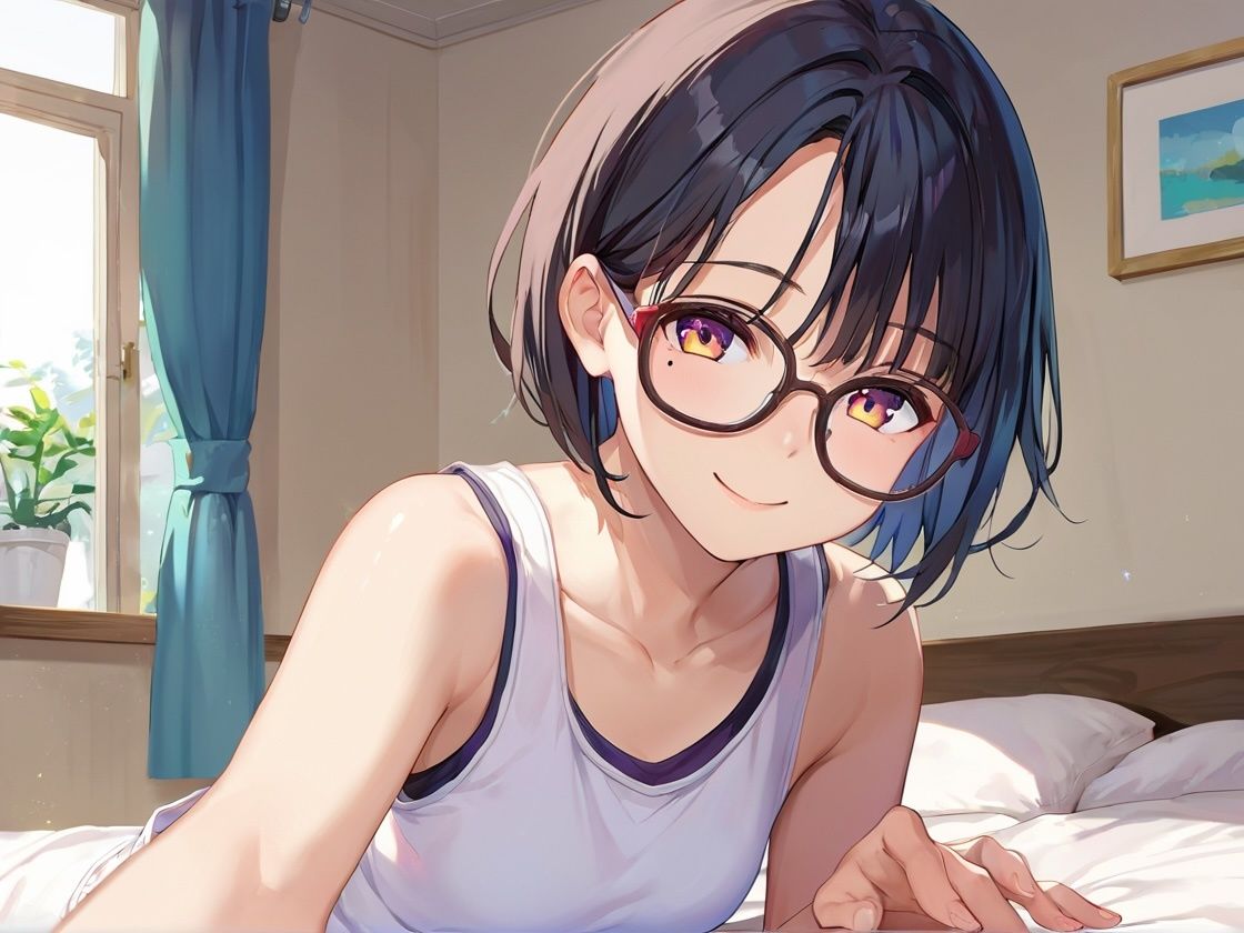 サンプル画像1:美巨乳エロお姉さんに不意打ちエッチ(いも男爵) [d_584525]