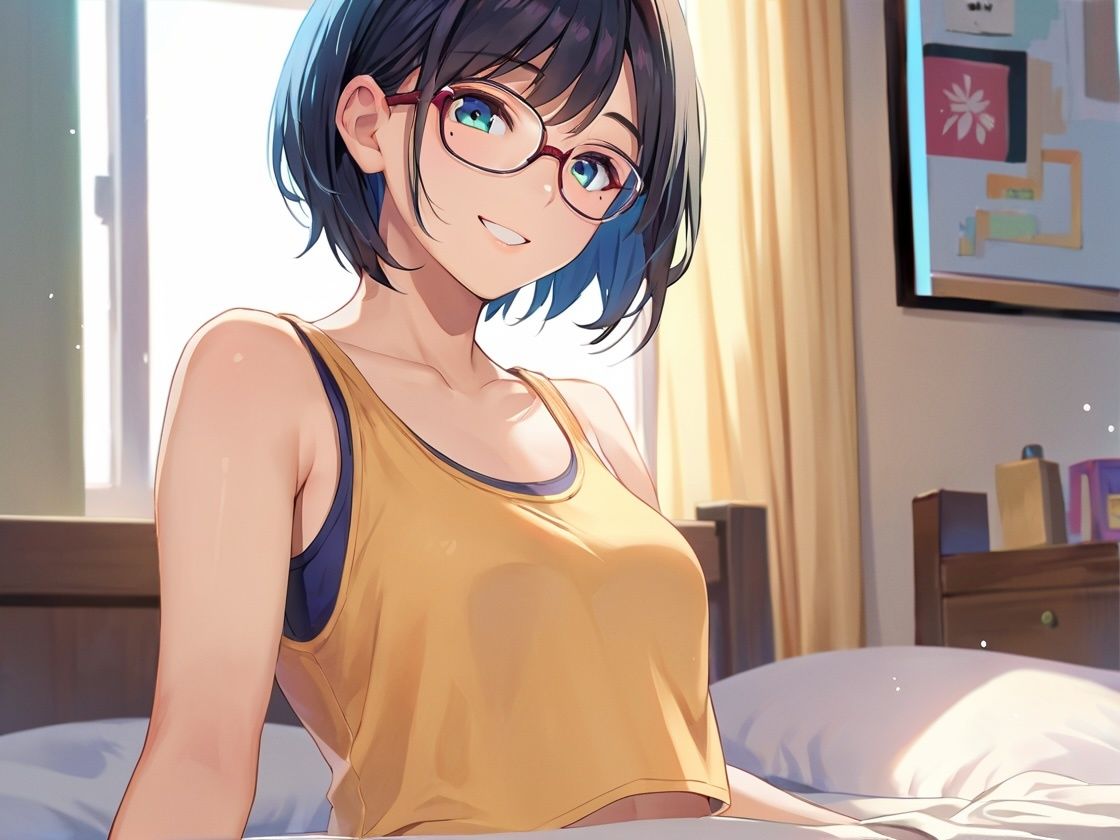 サンプル画像2:美巨乳エロお姉さんに不意打ちエッチ(いも男爵) [d_584525]