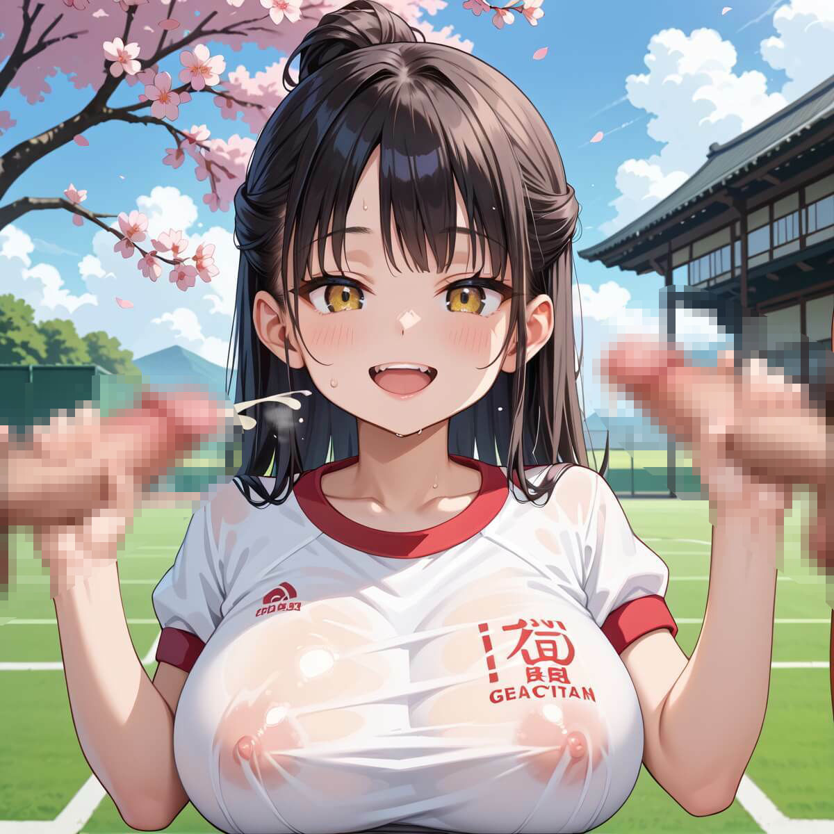 桜舞うグランドでブルマ少女でエッチ!5たっぷり200枚★ 画像9