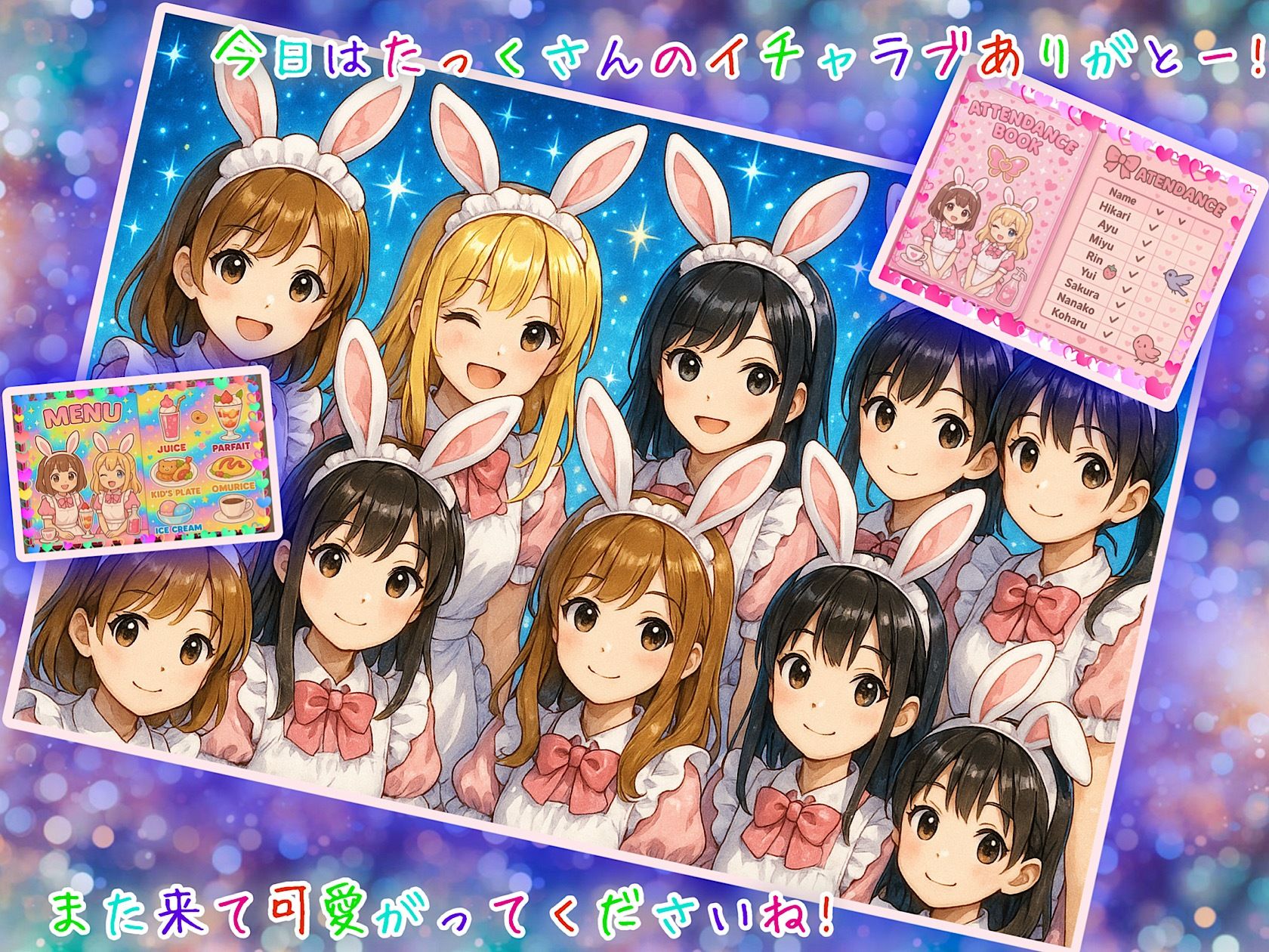学校、親には絶対!内緒、女子校生バニーカフェ裏バイト! 画像7