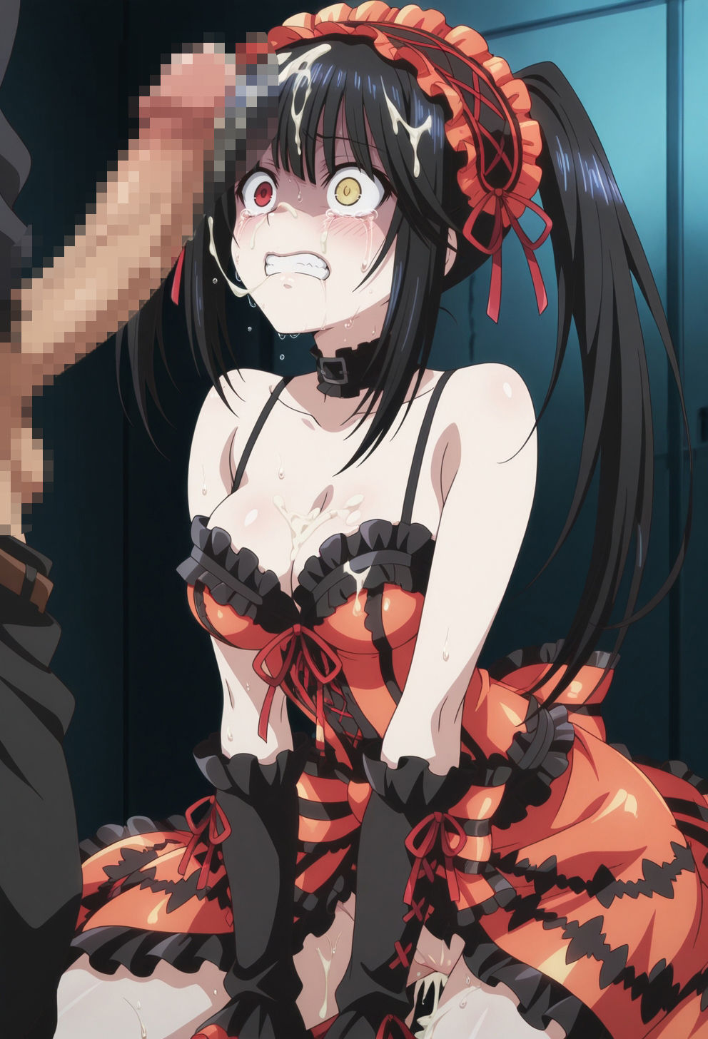 サンプル画像2:俺たちの性処理担当  -時崎狂三-(お手軽！ひろいんメス化計画) [d_584570]