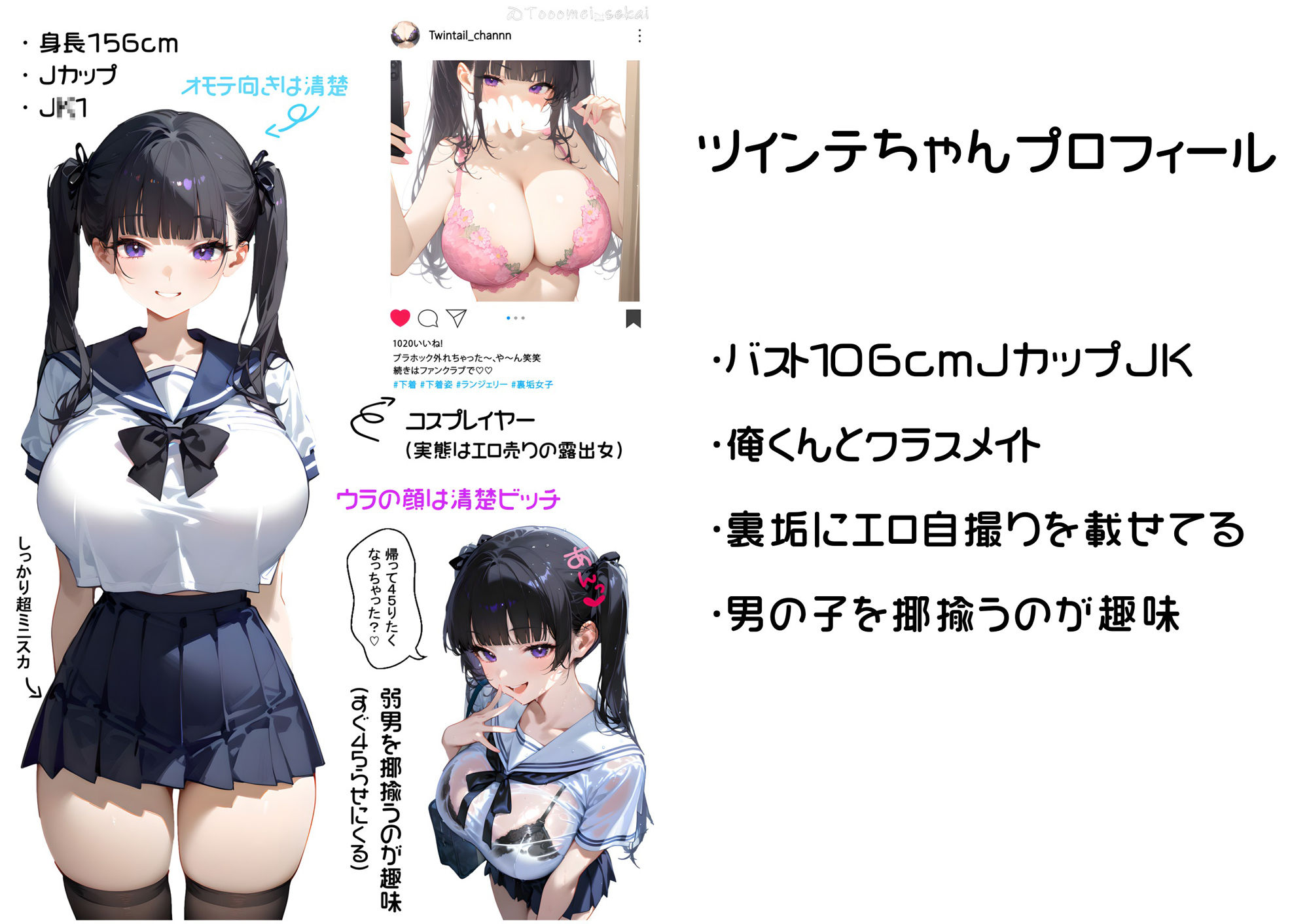 クラスメイトのJカップJKママとおっぱいまみれ甘えんぼセックス 画像1