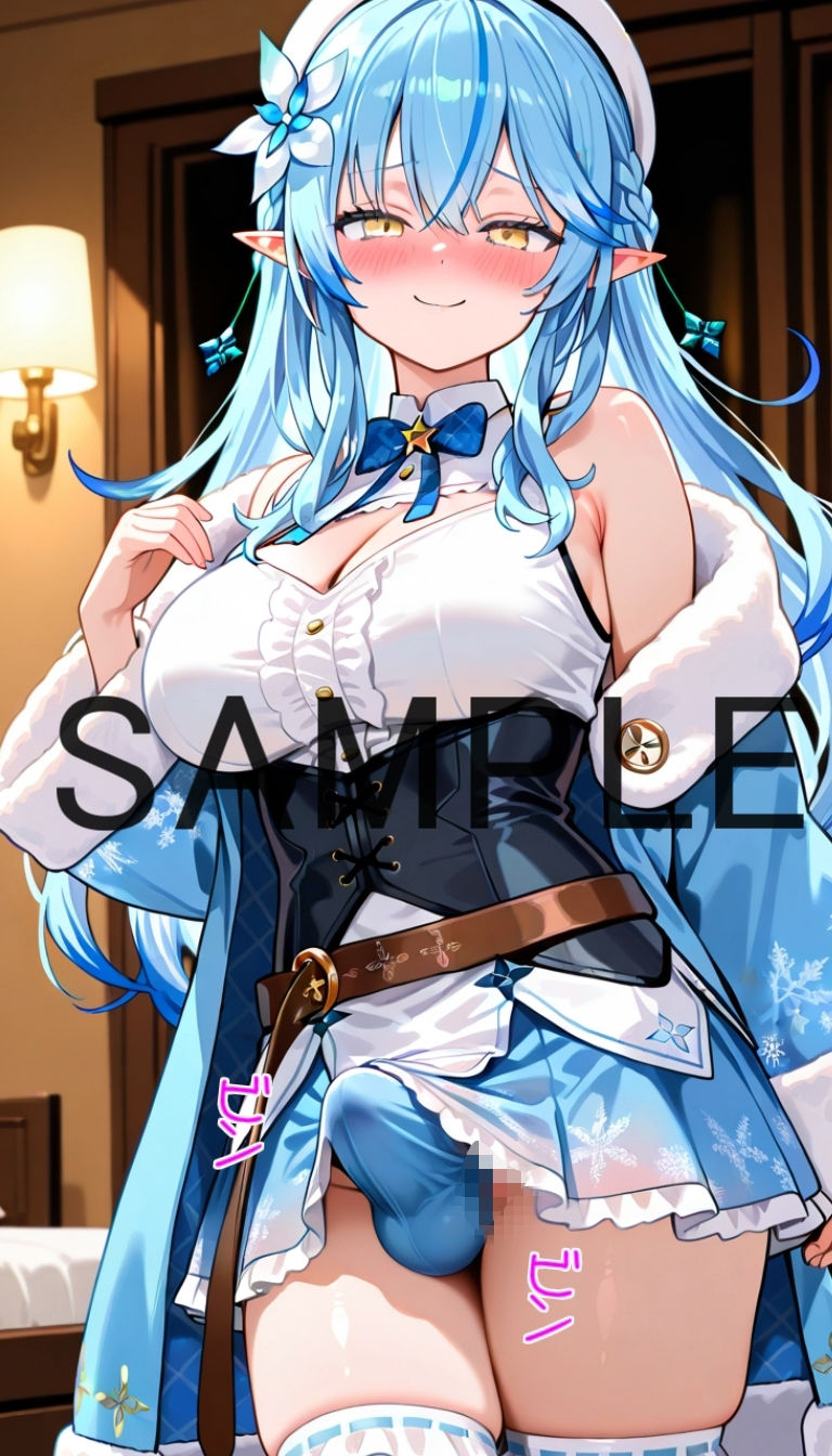 サンプル画像1:雪花ラ〇ィふたなり化えっち(ルカっ娘) [d_584599]