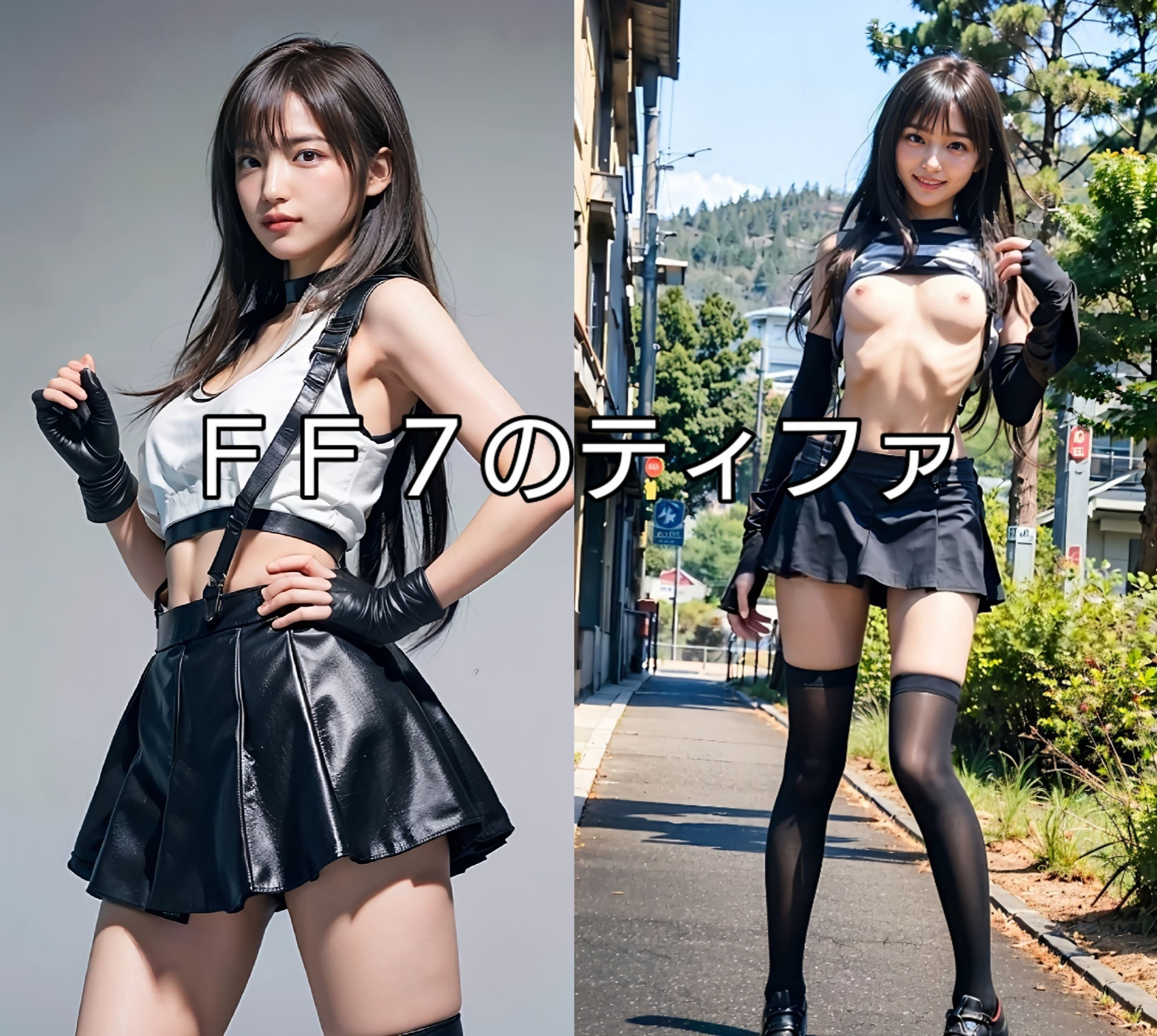 サンプル画像6:アイドル『なる』のえっちなコスプレ体験(ラベンダー) [d_584627]