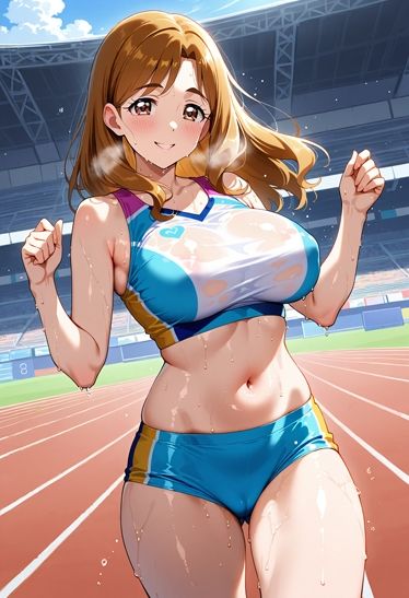 サンプル画像1:汗だく陸上セパ女子その4(SUPER-PIPELINE) [d_584782]