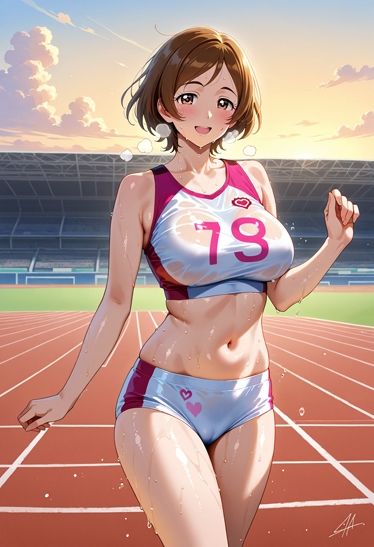 サンプル画像3:汗だく陸上セパ女子その4(SUPER-PIPELINE) [d_584782]