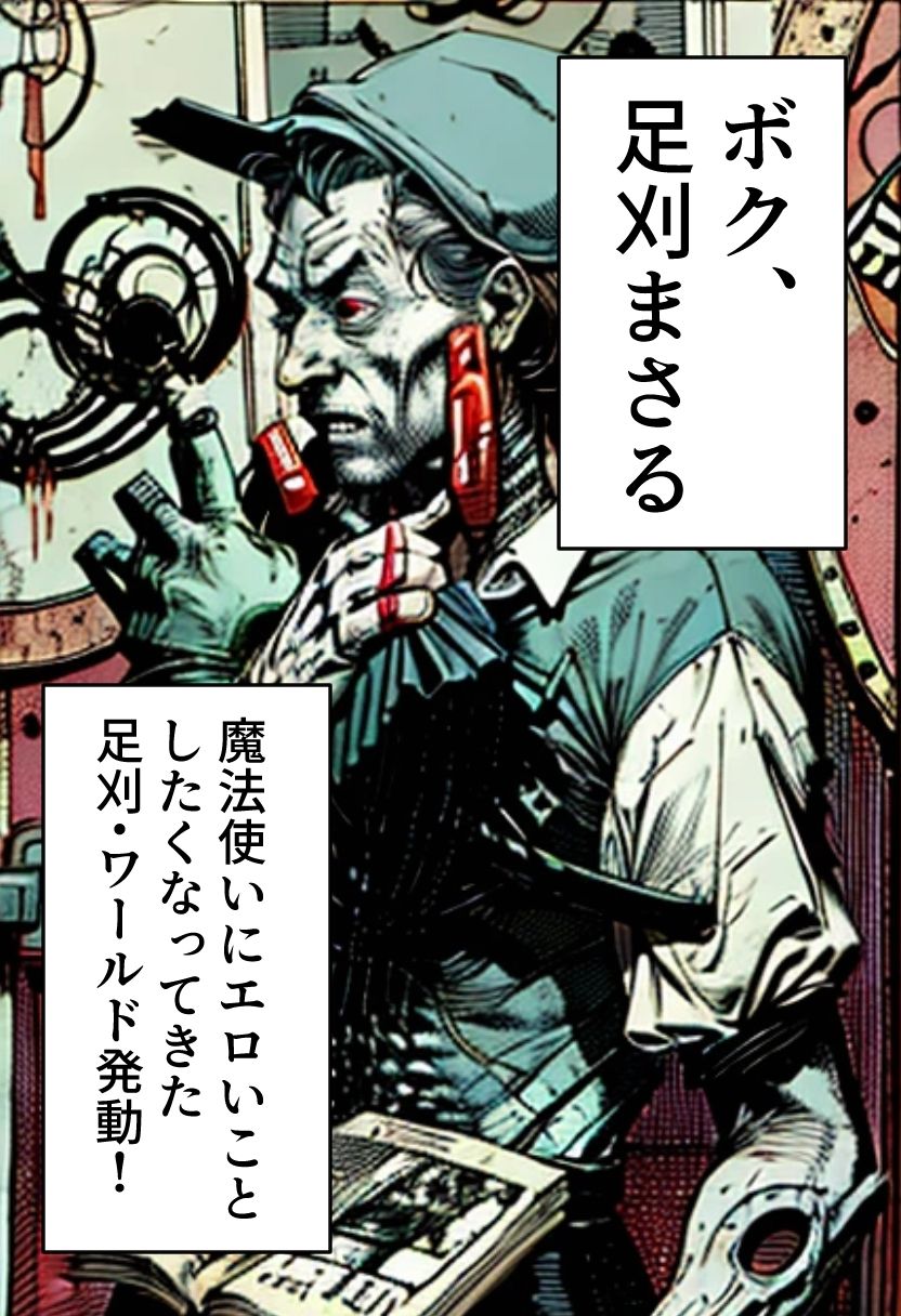 サンプル画像1:足刈がイク！  魔法使い編(コーンパン) [d_584927]