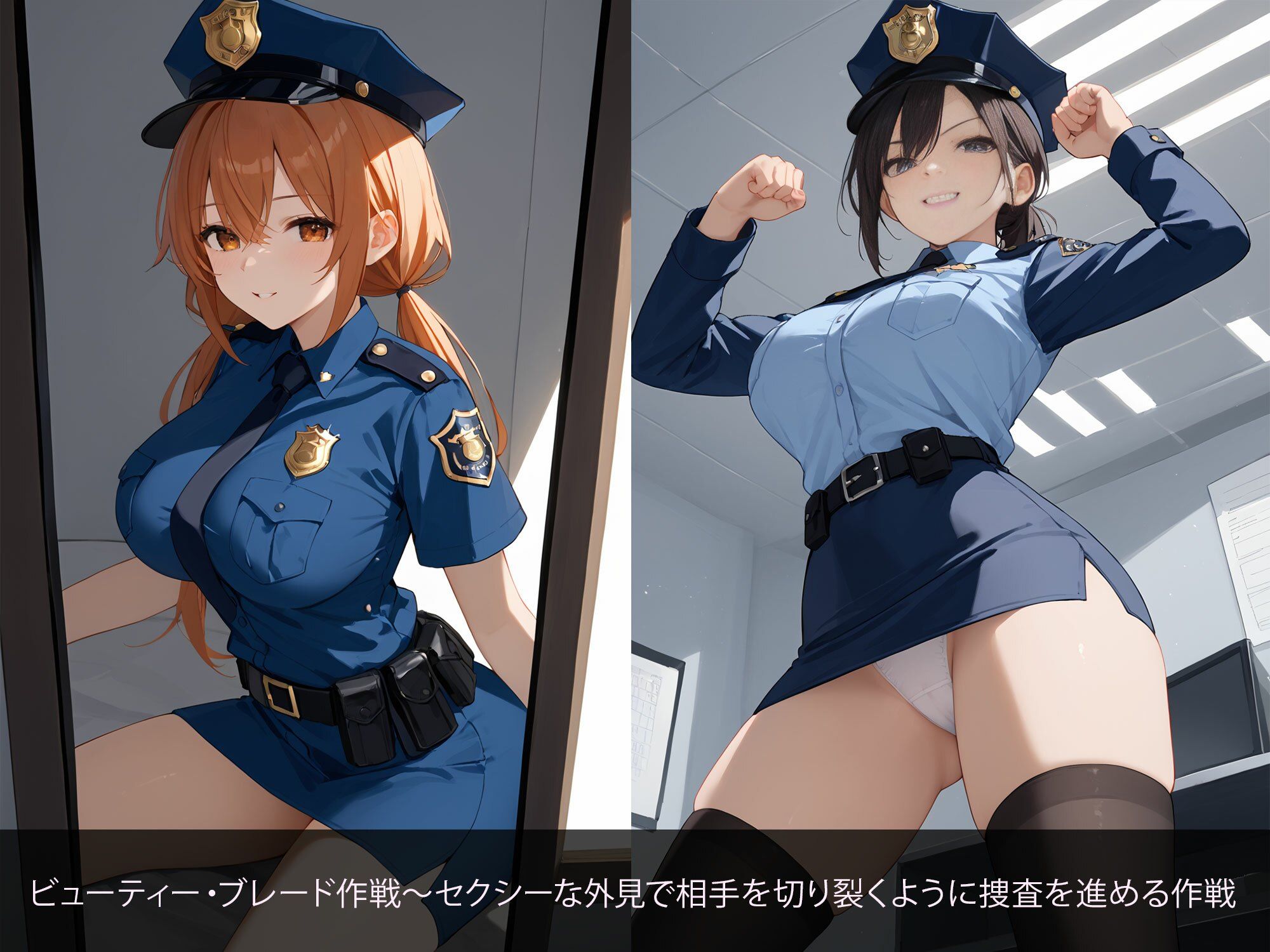 サンプル画像1:ビューティフル・ポリス・プロジェクト〜街の平和と男の平和(いちのわたり) [d_584994]