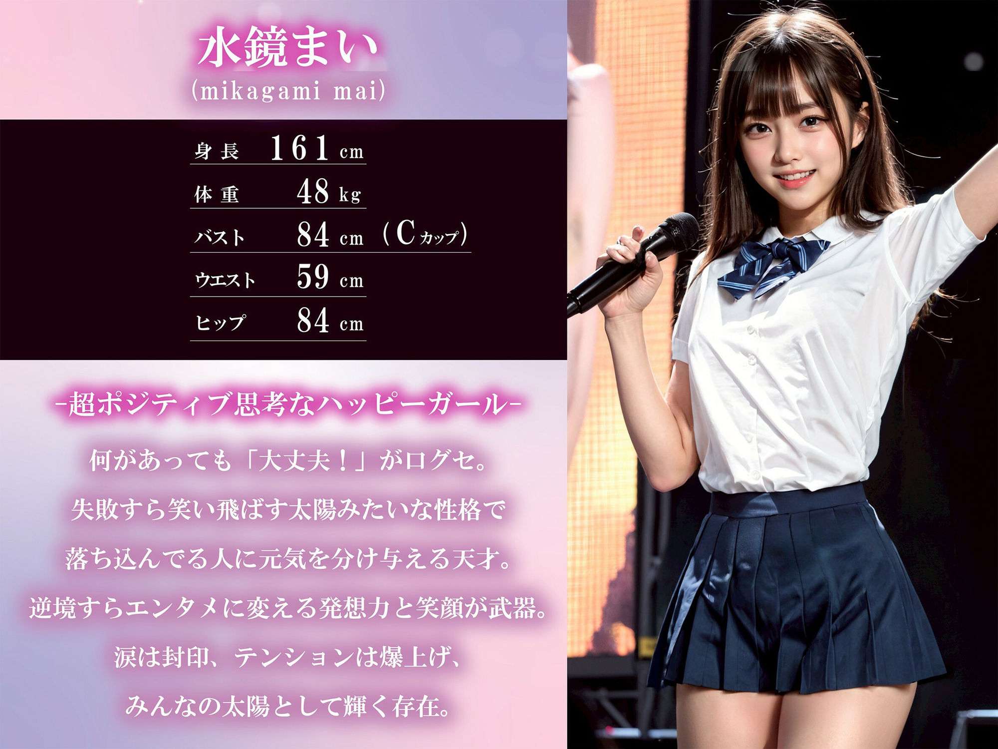 サンプル画像1:【次世代AV】女子校生アイドルの裏ライブ【4K60fpsフルボイス動画】(Aidol18) [d_585086]