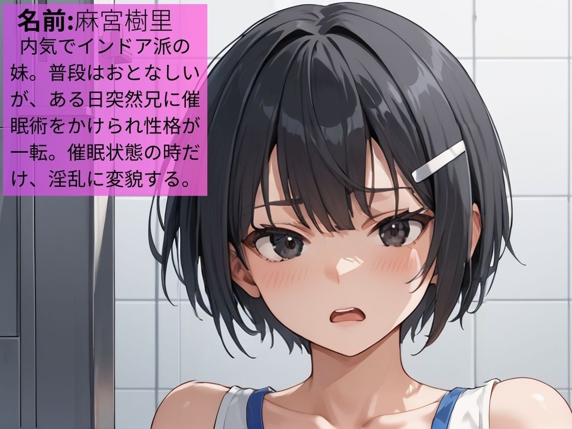 覚えたての催〇術を義妹にかけたら効きすぎて超ド淫乱娘に変貌〜兄との性交でアクメ絶頂〜【女子校生】【アへ顔】【兄妹】【痴女】【中出し】【500枚】 画像1