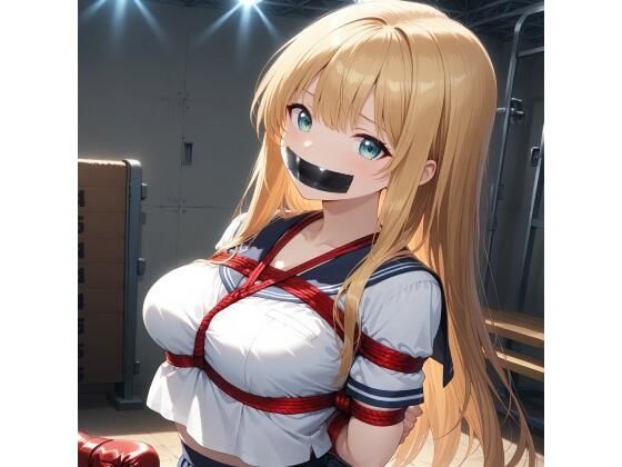 【無料】金髪女性緊縛サンプル【サンライズ】