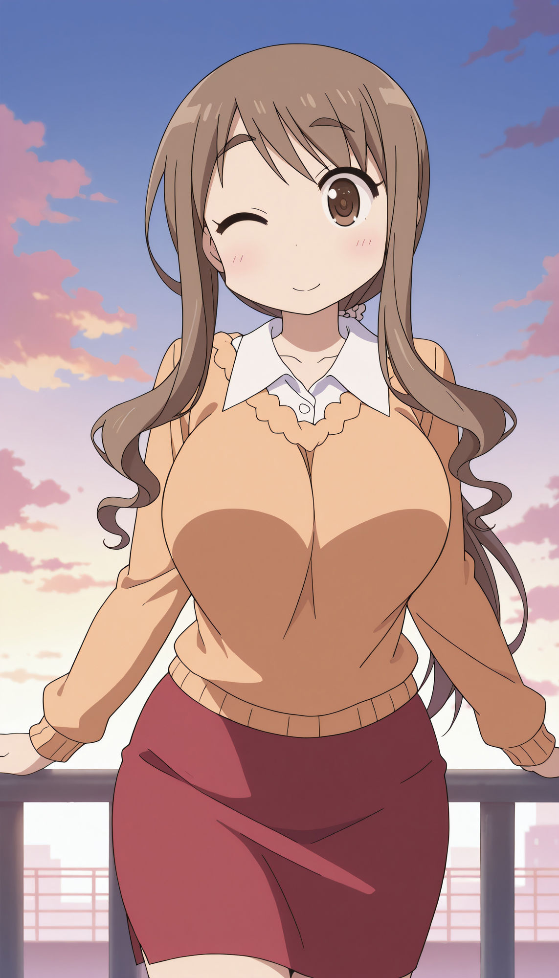 サンプル画像1:『おかーさん先生（ゆゆ式）』の爆乳エッチCG300枚！──母性と色気に包まれる至福の一作！(農地改革) [d_585191]