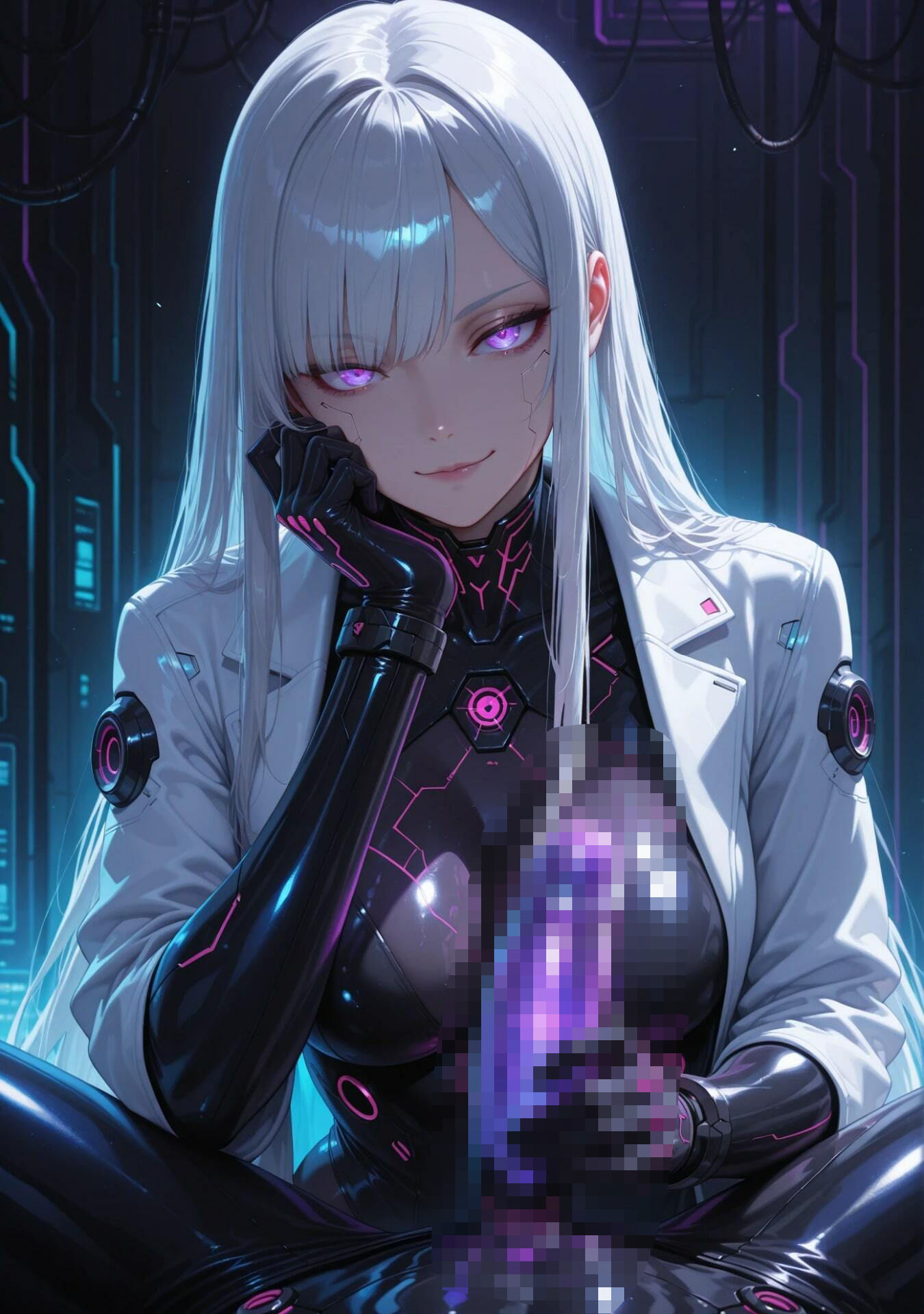 サンプル画像1:「快楽最適化AIレイナ ―支配と射精のプロトコル―」(Aimagination) [d_585206]