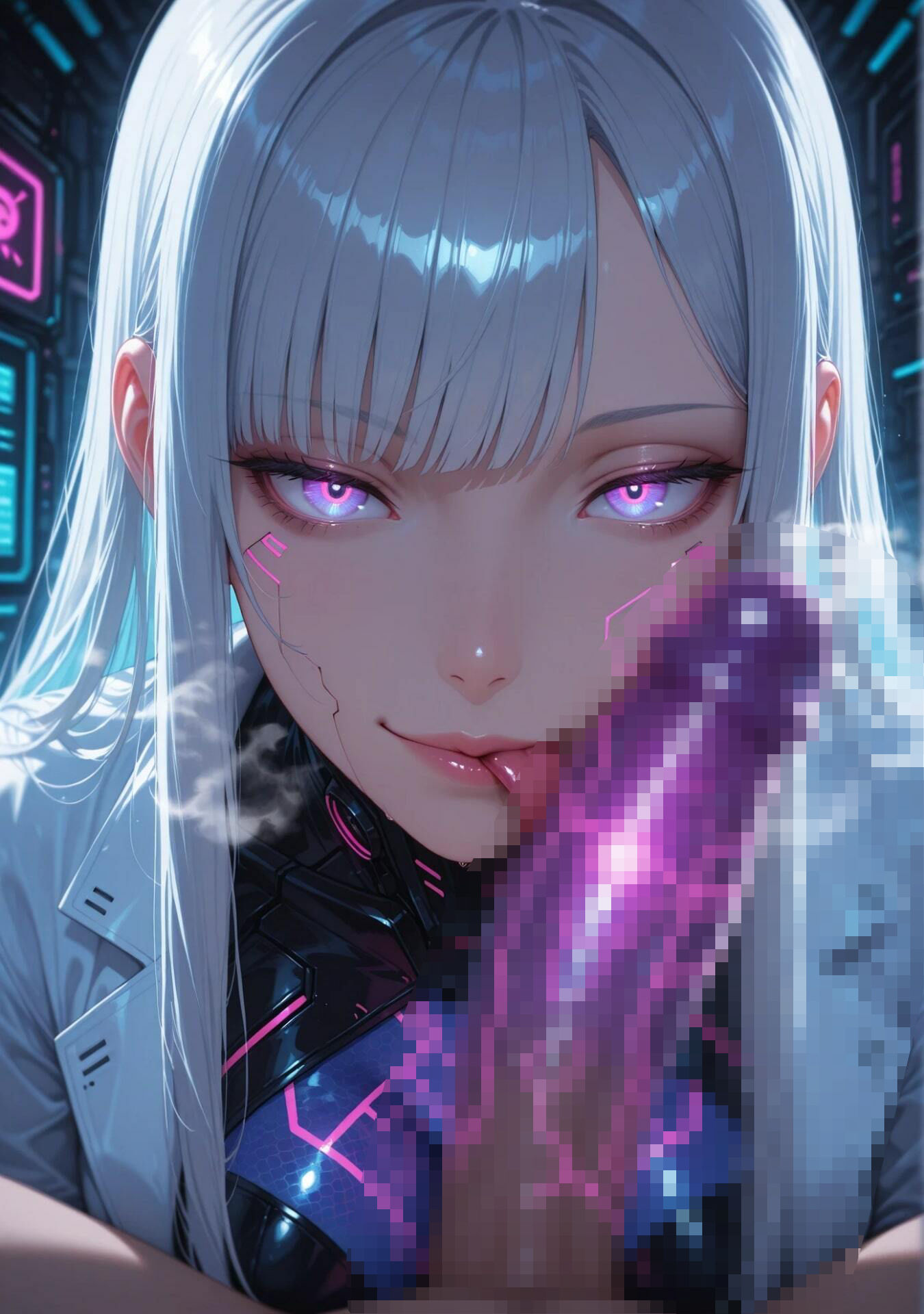 サンプル画像6:「快楽最適化AIレイナ ―支配と射精のプロトコル―」(Aimagination) [d_585206]