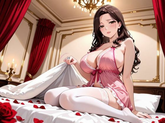 サンプル画像1:人妻ランジェリー 〜お願い、ストッキング脱がせて―なのに。〜(ぱいんだー出版) [d_585277]