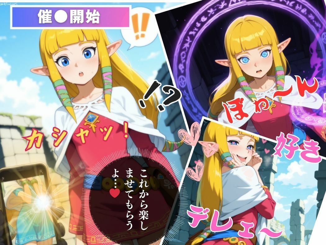 サンプル画像6:催●支配  ゼ●ダ姫〜おじさんの子を妊娠〜(月光のアルケミスト) [d_585292]