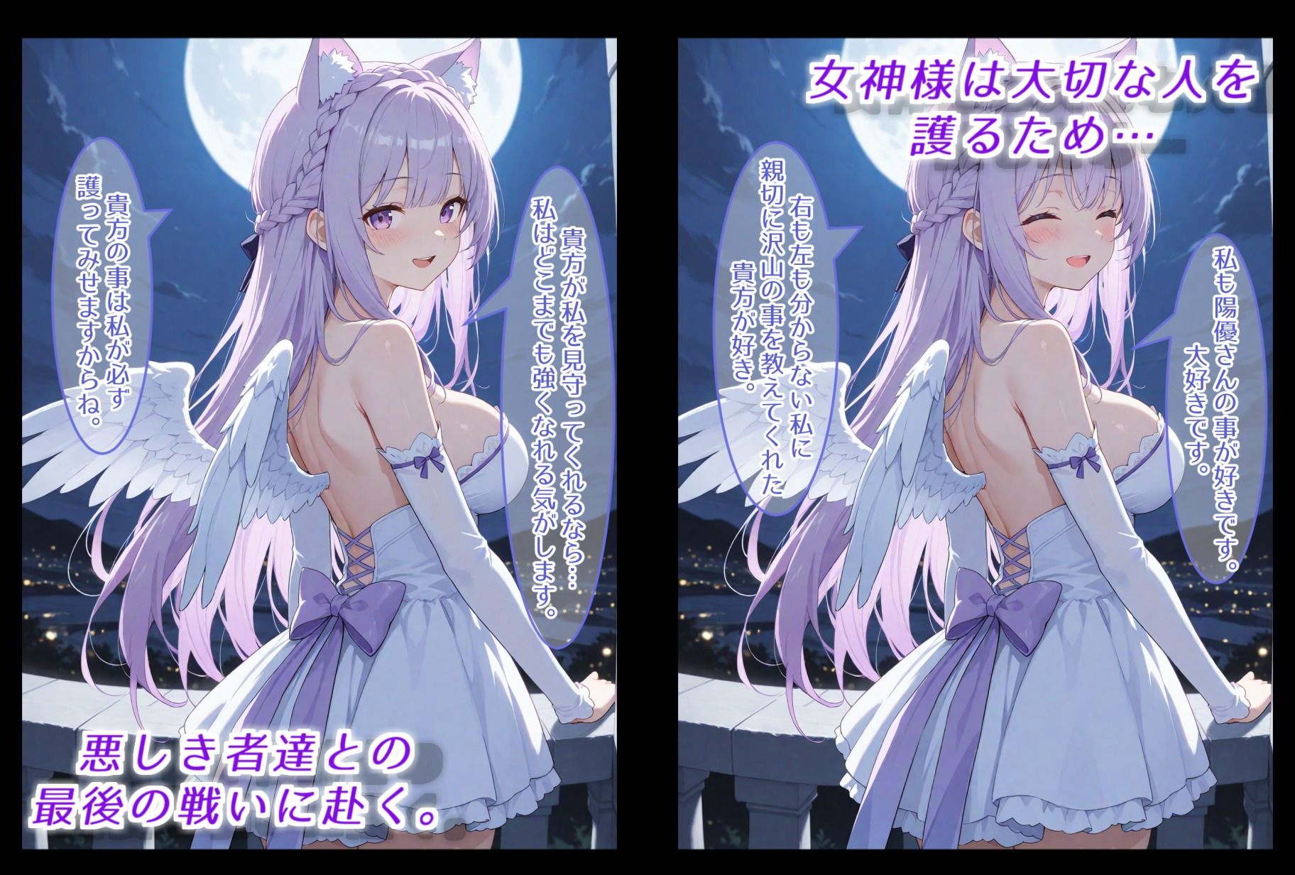 サンプル画像4:天から舞い降りた正義の女神様、催●に負けて寝取られ、役目を果たせず苗床にされる(きなこもっち) [d_585339]