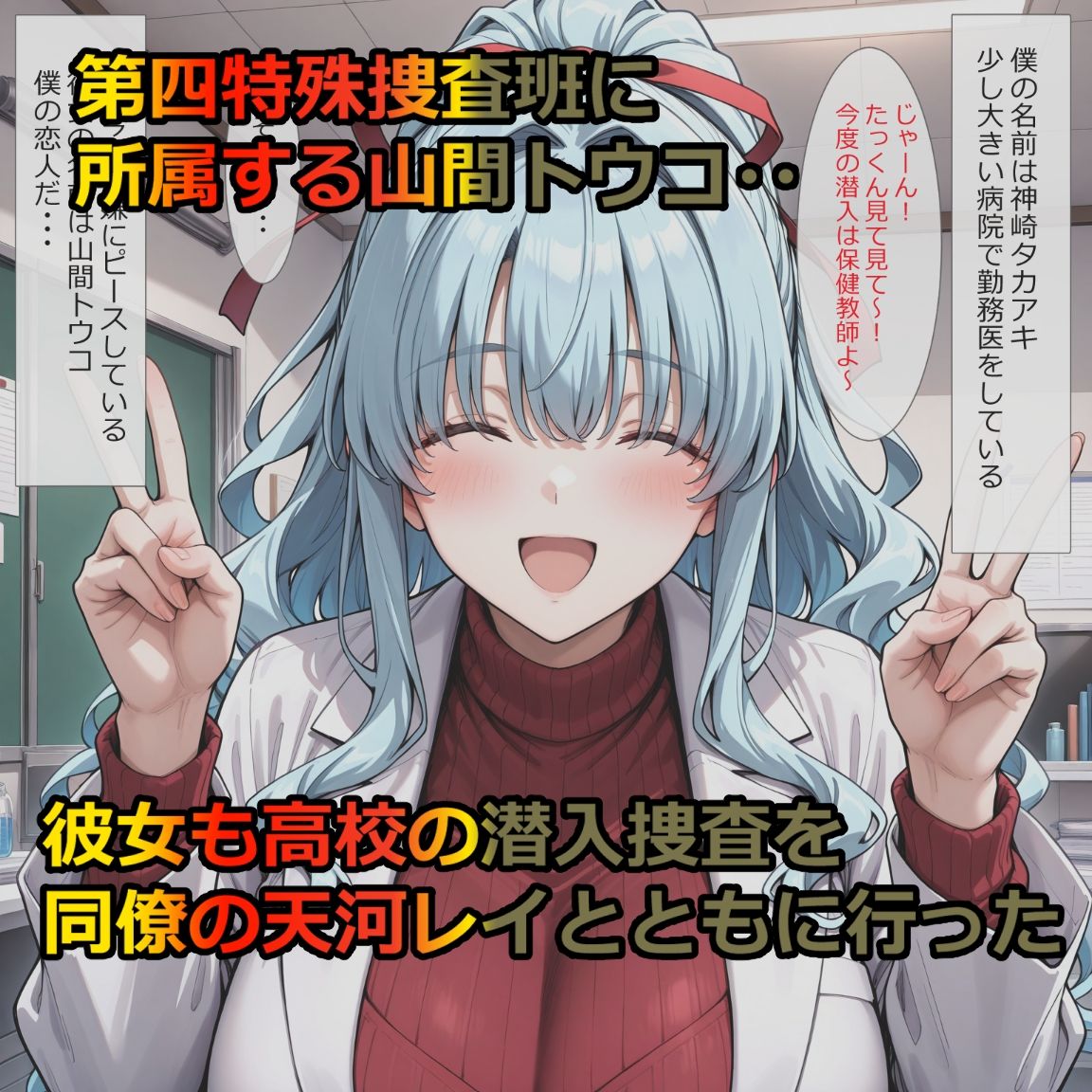 サンプル画像1:第四特殊捜査班（山間トウコ編）(窒化ガリウム) [d_585370]