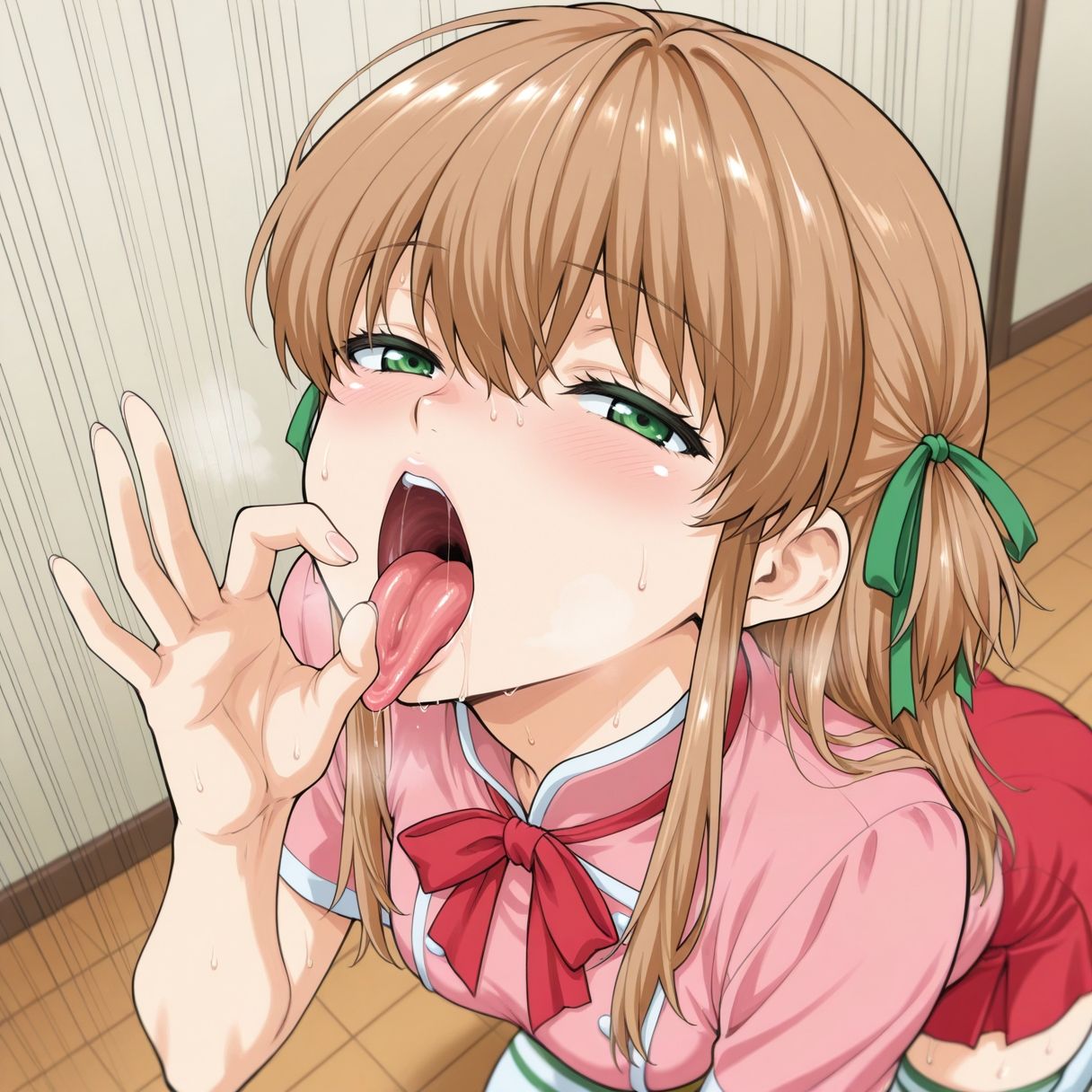 サンプル画像1:ビッチなパンのお姉さん-梓川月乃-(むさこた) [d_585378]