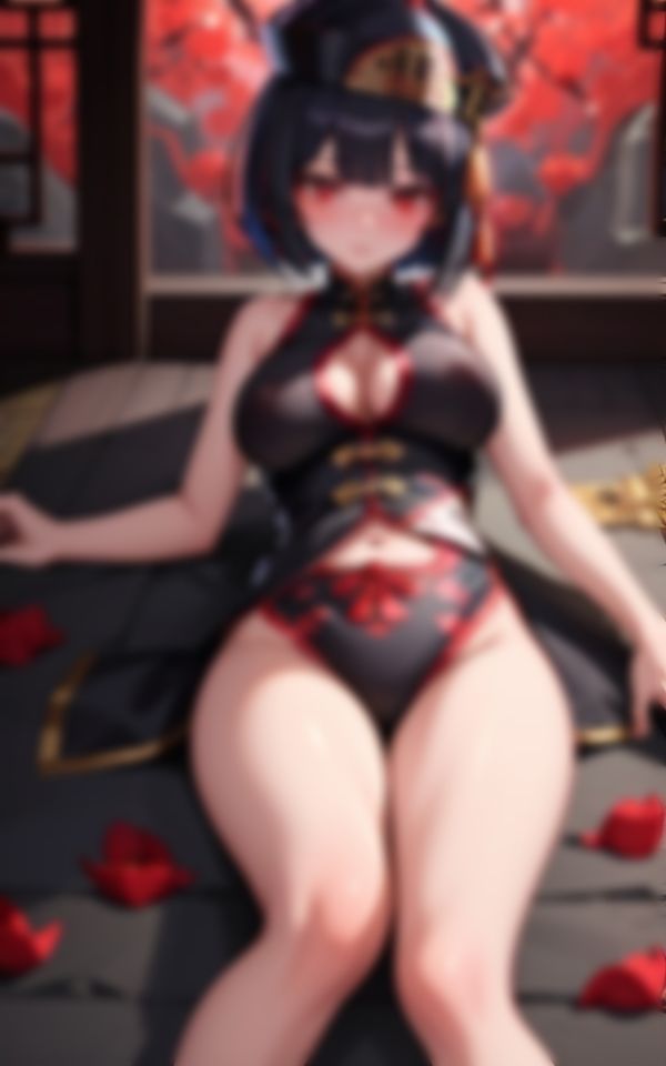 サンプル画像2:あまりにもエチエチでビッチなキョンシーコスプレ巨乳美女の色仕掛け(リアルAI製作会) [d_585402]