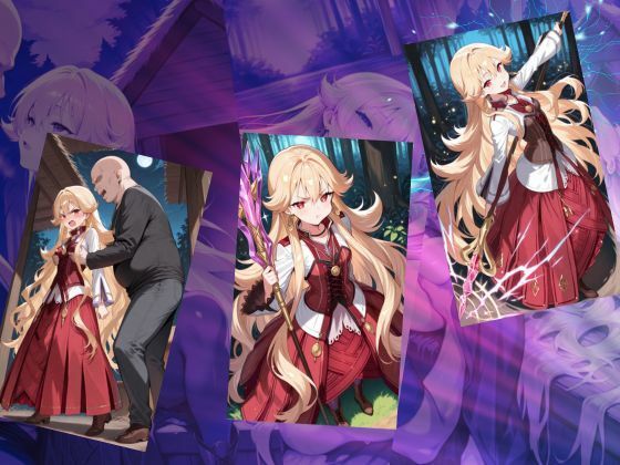 サンプル画像1:齢800歳の魔女も可憐に堕ちる！？【●の軌跡】緋のロー〇リア(あすのき書房) [d_585486]