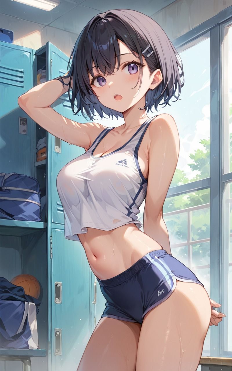 サンプル画像1:部活後先輩と濃厚SEX(むっちょん) [d_585497]