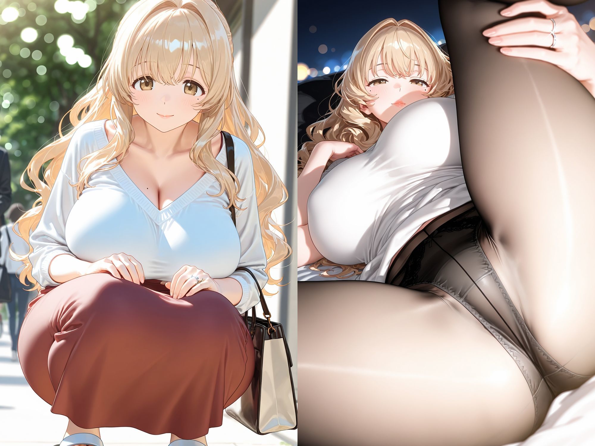 サンプル画像2:爆乳人妻は快楽に正直2(朝のテント) [d_585500]