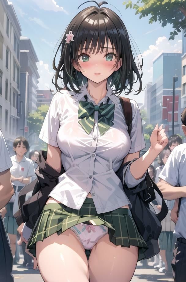 サンプル画像2:【制服の誘惑】 だって見たいんだもん！ いい匂いするんだもん！ ワンチャン土下座してお願いしてみた件  ＃9(日常の誘惑) [d_585527]