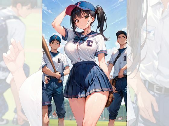 サンプル画像1:野球部のマネージャーと部室で雨宿りしていると濡れている体に興奮してしまうボク(AI隠れ変態ちゃん) [d_585531]