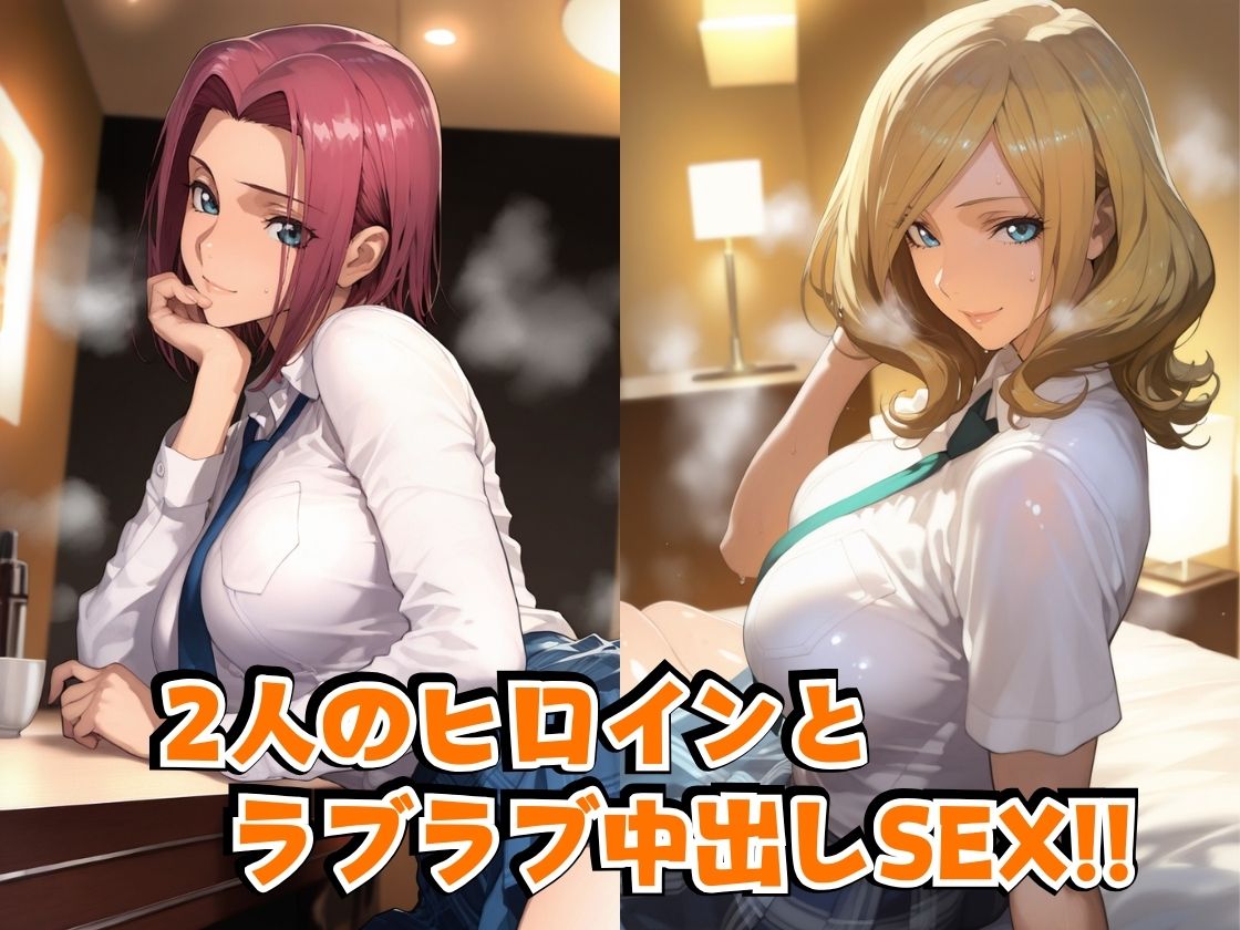 サンプル画像2:カ○ン＆ミ○イinホテル(alchy’s house) [d_585533]