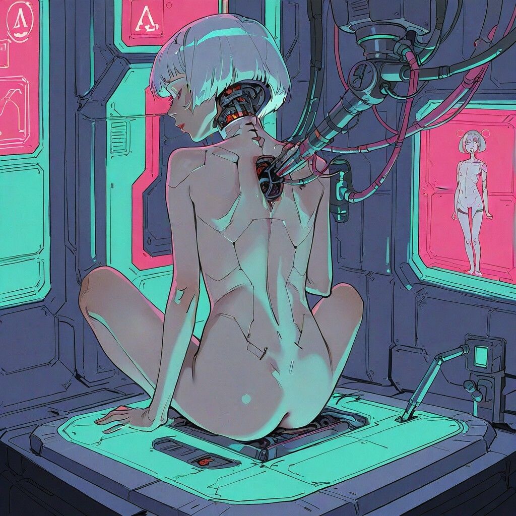 サンプル画像5:アンドロイド(もう限界) [d_585554]